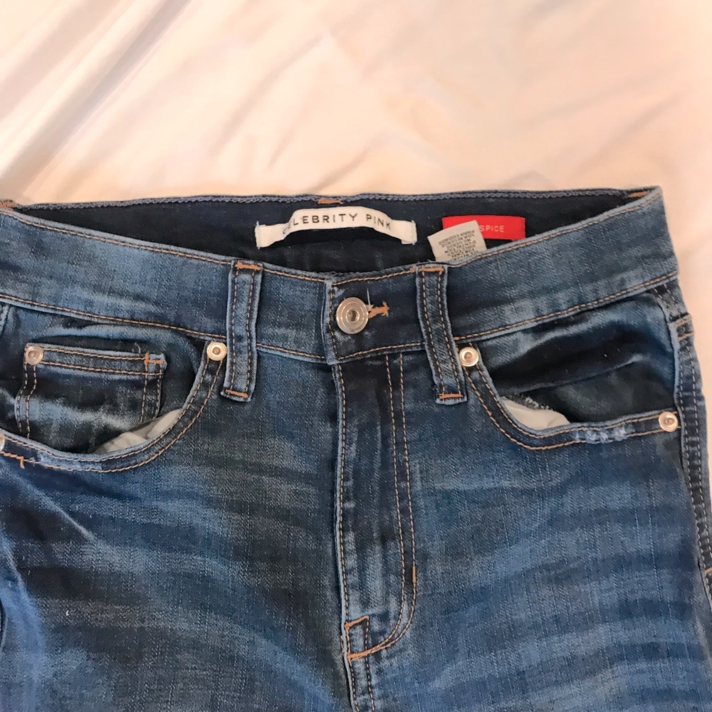 Celebrity pink jeans